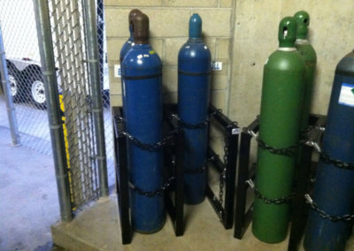 JT Racking Systems Gas Cylinder Storage Room