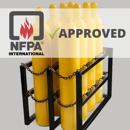 nfpa approved cylinder racks